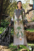 03-Piece Printed Lawn With Chiffon Dupatta - Ready To Wear