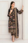 03-Piece Net Suit With Embroidery | Ready To Wear