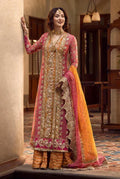 03-Piece Heavy Embroidered Organza Suit With Silk Trouser | Ready To Wear