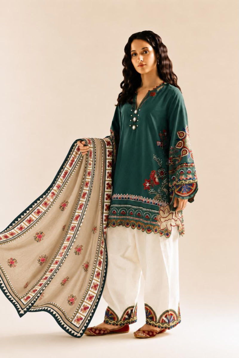 Ethnic Luxury Lawn 3 piece suit  | Ready To Wear