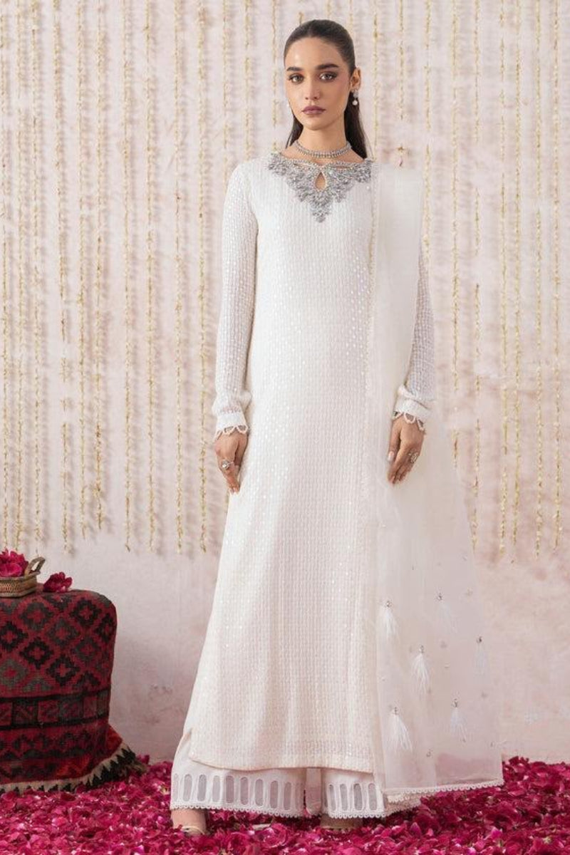 Heavy Embroidered Chiffon 3-Piece Suite | Ready To Wear