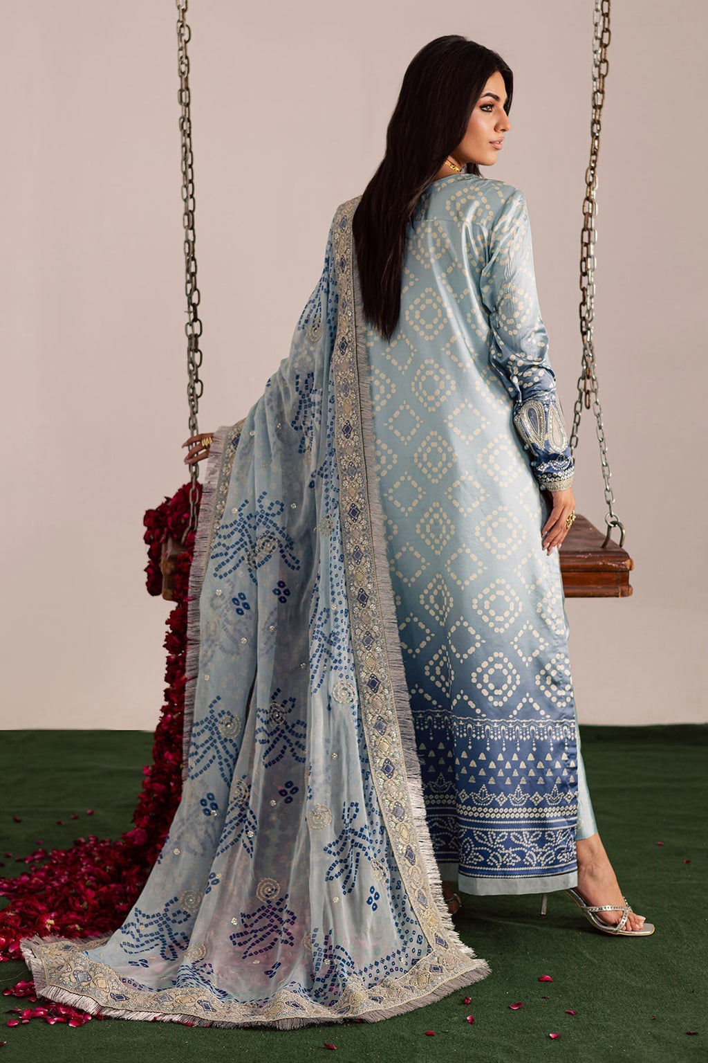 3 Piece Stitched Lawn suit - Ready to Wear