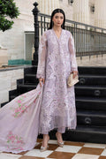 03-Piece Embroidered Lawn Suit With Printed Silk Dupatta | Ready To Wear