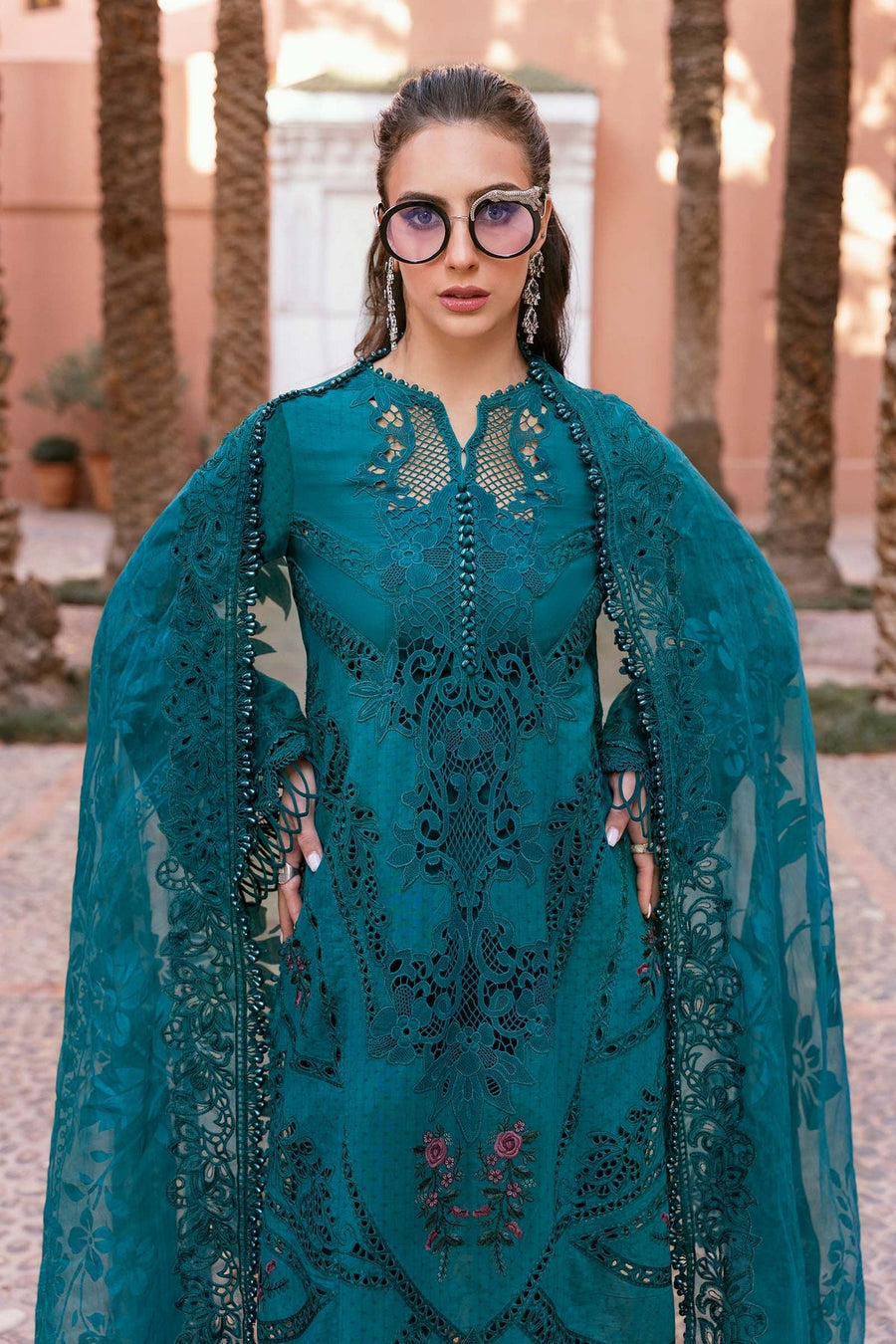 03-Piece Luxury Chikankari Lawn Suit with - Ready To Wear