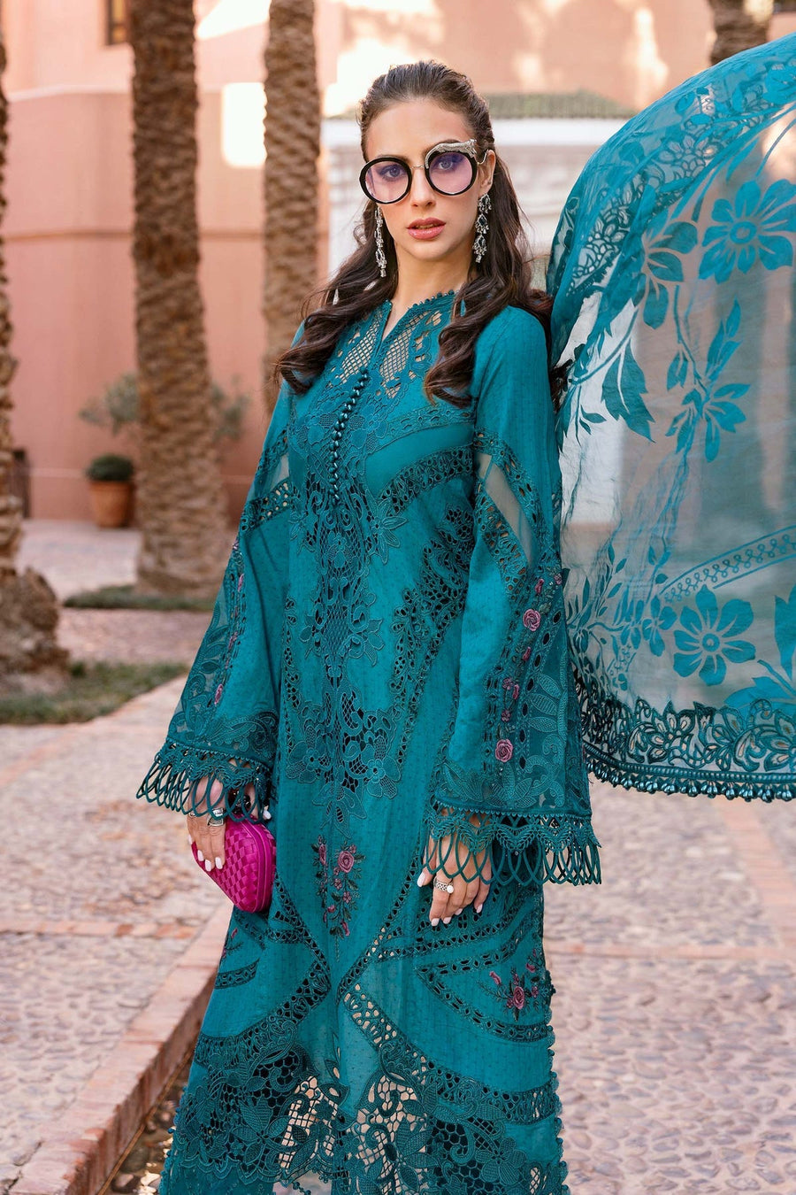 03-Piece Luxury Chikankari Lawn Suit with - Ready To Wear