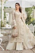 3-Piece Chiffon Suit With 3D Floral Handwork & Ready-to-Wear Dupatta | RTW
