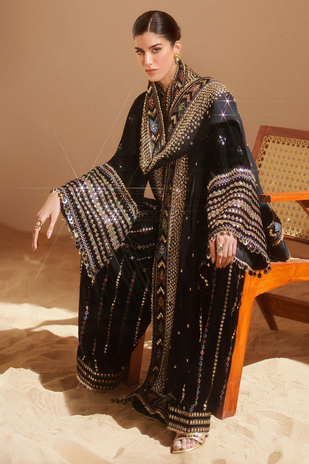 03-Piece Luxury Heavy Embroidered Lawn Suit - Ready To Wear