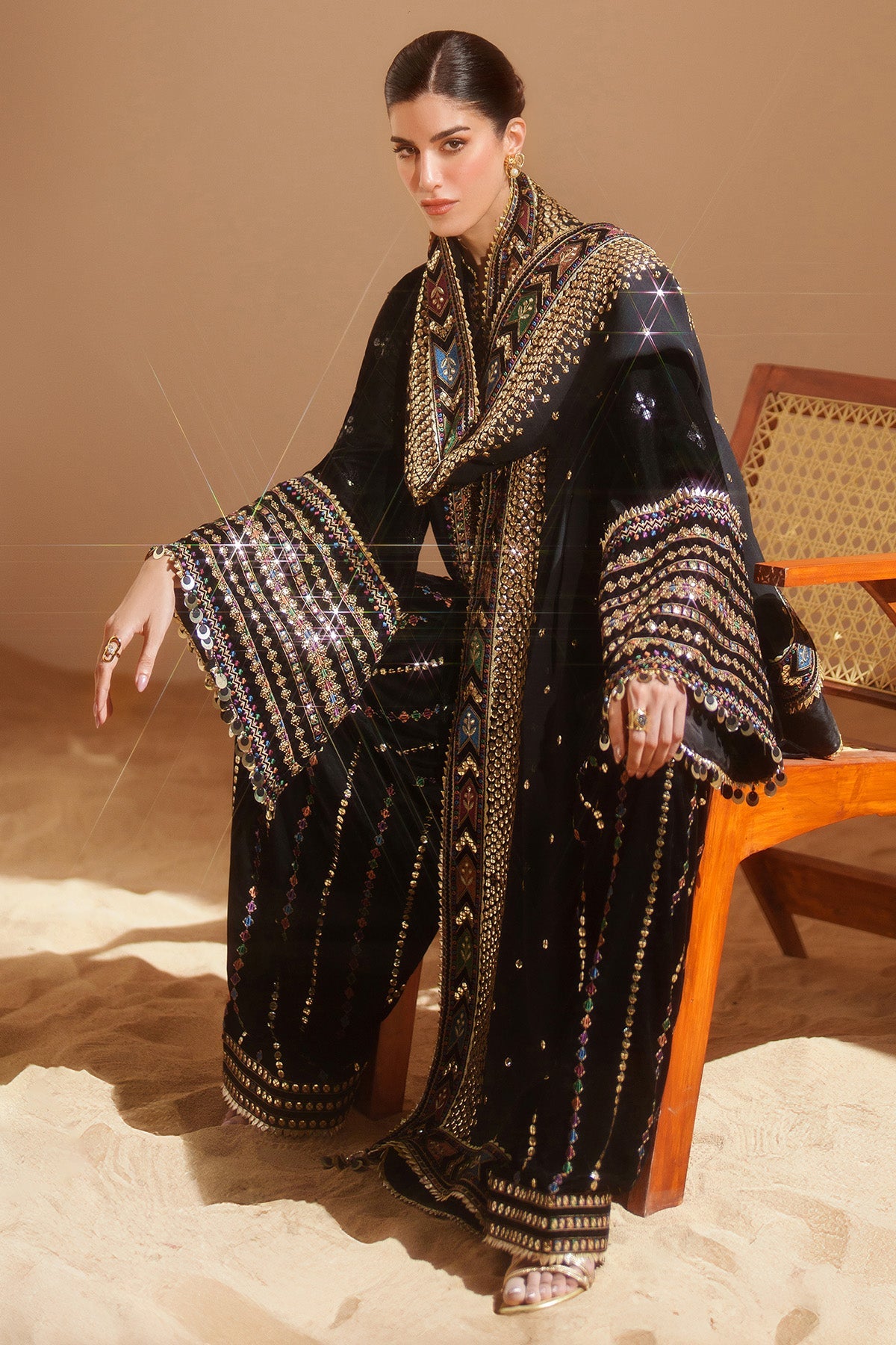 03-Piece Luxury Heavy Embroidered Lawn Suit - Ready To Wear