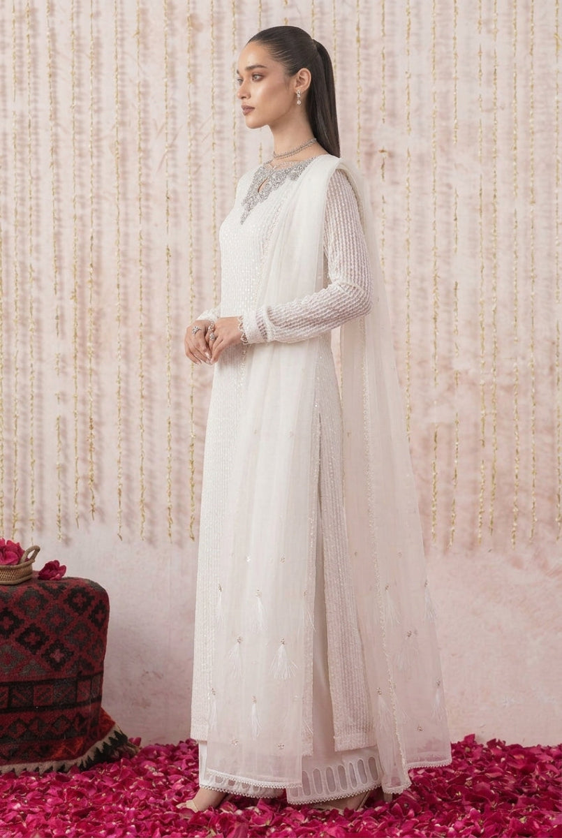 Heavy Embroidered Chiffon 3-Piece Suite | Ready To Wear