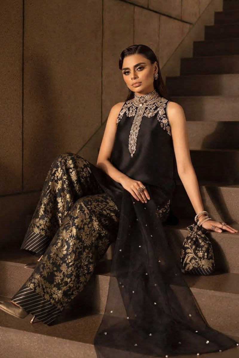 Most Demanding Soft Shamooz Silk Addawork Outfit | Ready To Wear