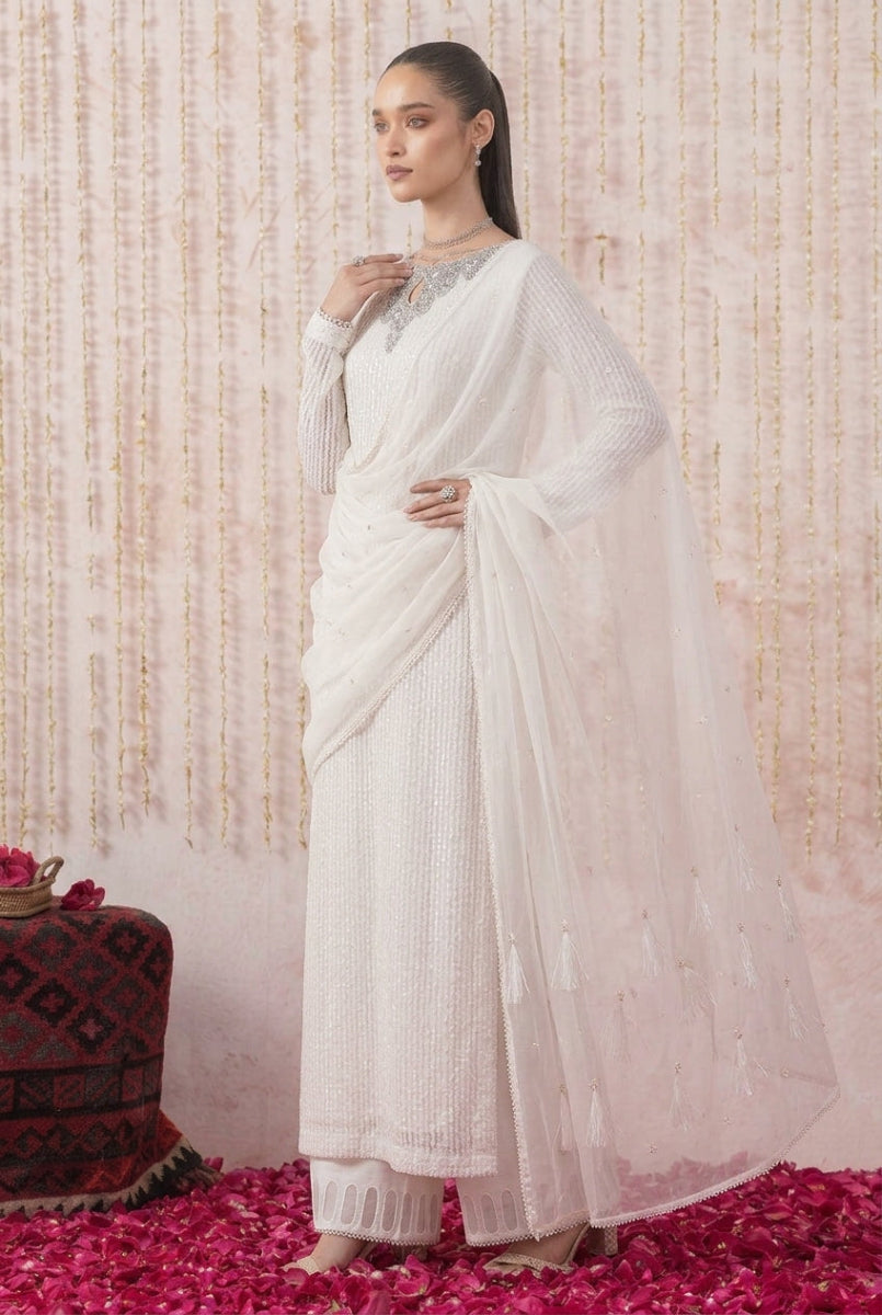 Heavy Embroidered Chiffon 3-Piece Suite | Ready To Wear