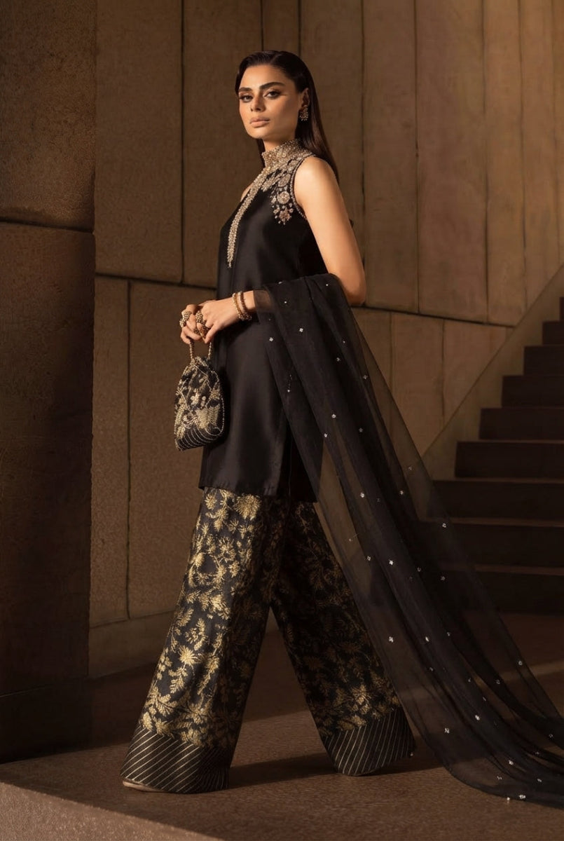 Most Demanding Soft Shamooz Silk Addawork Outfit | Ready To Wear