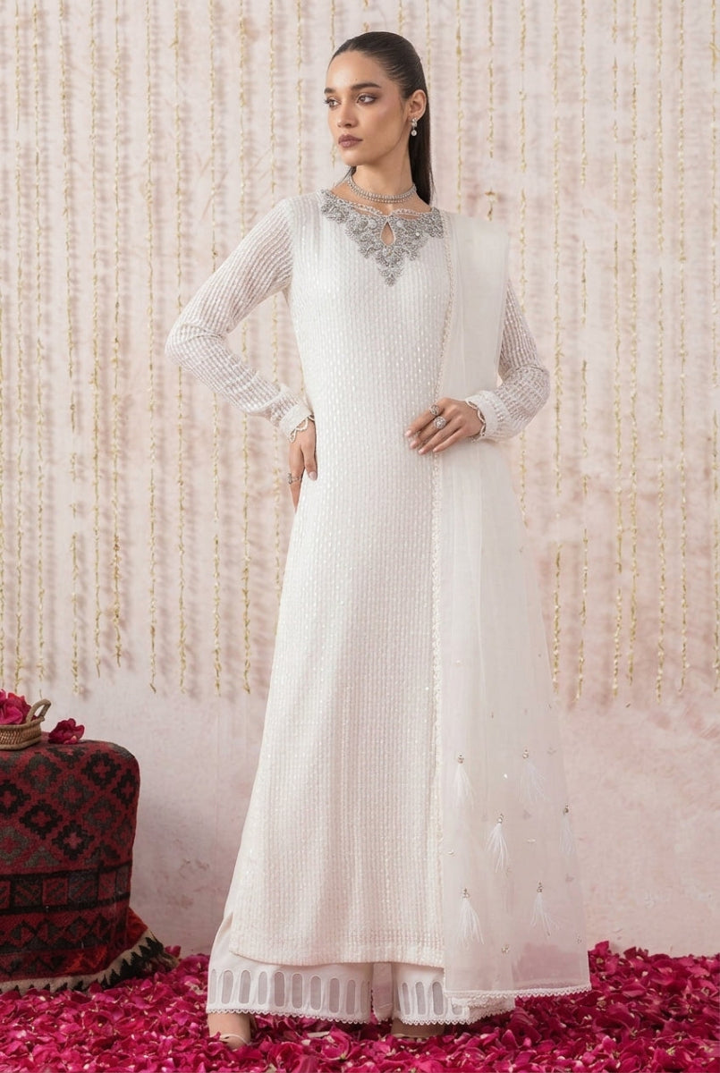 Heavy Embroidered Chiffon 3-Piece Suite | Ready To Wear