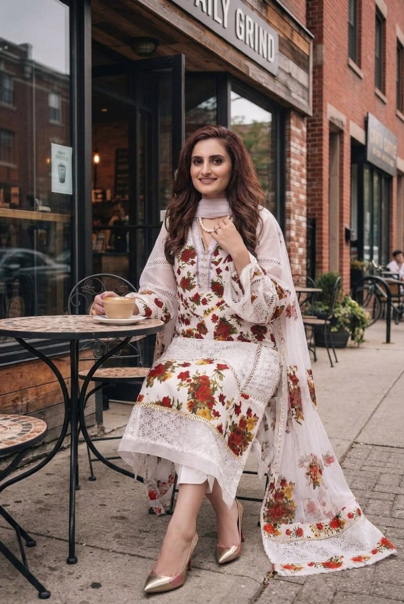 Luxury Chicken Kari Lawn Collection | Ready To Wear