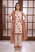 Gulnaar Luxe Embroidered Silk suit | Ready To Wear