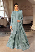 03-Piece Organza Embroidered Suit - Ready To Wear