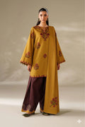 03-Piece Printed Fine Lawn With Embroidered - Ready To Wear